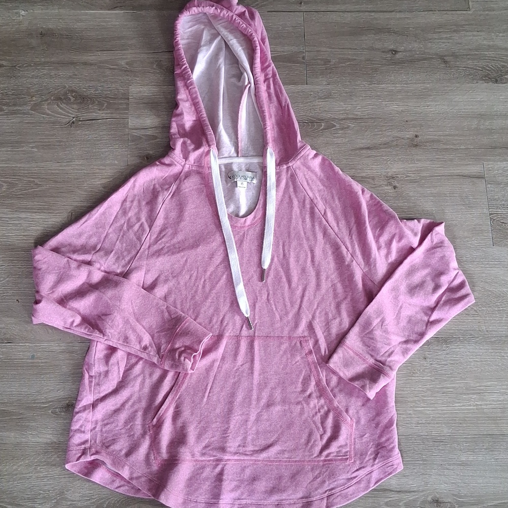 Koolaburra by UGG Heathered Pink Hooded Top~ Size XS